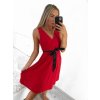 Šaty letní elegantní icecool bez rukávů dámské (S/M ONE SIZE) ITALSKÁ MÓDA IMM23M4443/DU (Velikost S/M/L, Barva béžová)