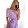 Šaty dlouhé letní bez rukávu dámské (S/M ONE SIZE) ITALSKÁ MÓDA IMWB23364/DU (Velikost S/M/L, Barva béžová)
