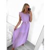 Šaty dlouhé letní bez rukávu dámské (S/M ONE SIZE) ITALSKÁ MÓDA IMWB23364/DU (Velikost S/M/L, Barva béžová)