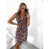 Šaty letní bez rukávu dámské (M/L, XL/2XL) AINUOSI  ITALSKÁ MODA IMB23F829/DU (Velikost M/L, Barva bílá)