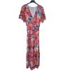Šaty dlouhé letní krátký rukáv dámské (S/M ONE SIZE) ITALSKÁ MÓDA IMWGB232228/DU (Velikost S/M/L, Barva růžová)