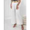 Kalhoty letní dlouhé volné s páskem dámské (S/M ONE SIZE) ITALSKÁ MÓDA IMPLI236388/DU (Velikost S/M/L, Barva béžová)