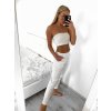 Kalhoty letní dlouhé strečové dámské (S/M ONE SIZE) ITALSKÁ MÓDA IMPLI238115/DUR