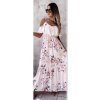 Šaty dlouhé letní na ramínka carmen dámské (S/M ONE SIZE) ITALSKÁ MÓDA IMPLI239784/DUR