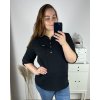 Tunika s 3/4 rukáv dámská nadrozměr (L-6XL) POLSKÁ MODA PME23FABIA/DUR (Velikost L, Barva bílá)