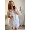 Šaty krajkové carmen přes ramena dámské (XL/2XL ONE SIZE) ITALSKÁ MÓDA IM423CAIRO/DUR