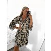 Šaty letní oversize dlouhý rukáv dámské nadrozměr (S/M/L/XL/2XL ONE SIZE) ITALSKÁ MÓDA IMPLI235543/DU (Velikost XL/2XL, Barva Černá)