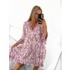 Šaty letní oversize dlouhý rukáv dámské nadrozměr (S/M/L/XL/2XL ONE SIZE) ITALSKÁ MÓDA IMPLI235543/DU
