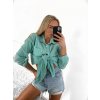 Košile mušelínová dlouhý rukáv nadrozměr dámská (L/XL/2XL ONE SIZE) ITALSKÁ MÓDA IMWP232488/DU (Velikost XL/2XL, Barva bílá)