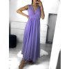 Šaty dlouhé letní elegantní společenské bez rukávu dámské (S/M ONE SIZE) ITALSKÁ MÓDA IMPSH237554/DU