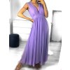 Šaty dlouhé letní elegantní společenské bez rukávu dámské (S/M ONE SIZE) ITALSKÁ MÓDA IMPSH237554/DU