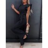 Overal dlouhý bez rukávu dámský (S/M ONE SIZE) ITALSKÁ MÓDA IMD22567/DU (Velikost S/M/L, Barva Černá)