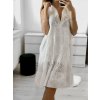 Šaty krajkové boho bez rukávu dámské (S/M ONE SIZE) ITALSKÁ MÓDA IMWGB232465/DUR