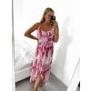 Šaty dlouhé letní šifonové na ramínka dámské (S/M ONE SIZE) ITALSKÁ MÓDA IMWGB2320180-4/DU