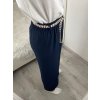 Kalhoty dlouhé letní dámské (S/M ONE SIZE) ITALSKÁ MÓDA IMM23M5503/DU (Velikost S/M/L, Barva Černá)