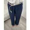 Kalhoty dlouhé letní dámské (S/M ONE SIZE) ITALSKÁ MÓDA IMM23M5503/DU (Velikost S/M/L, Barva Černá)