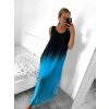 Šaty letní dlouhé na ramínka dámské (S/M/L/XL/2XL ONE SIZE) ITALSKÁ MÓDA IMFF23002/DU (Velikost XL/2XL, Barva oranžová)