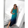 Šaty letní dlouhé na ramínka dámské (S/M/L/XL/2XL ONE SIZE) ITALSKÁ MÓDA IMFF23002/DU (Velikost XL/2XL, Barva oranžová)