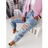 Rifle jeans dlouhé vysoký pas dámské (XS-XL) RE-DRESS MA521128/DU
