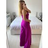 Overal dlouhý elegantní na ramínka dámský (S/M ONE SIZE) ITALSKÁ MÓDA IMWKK23919/DUR (Velikost S/M/L, Barva Černá)