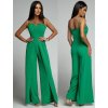 Overal dlouhý elegantní na ramínka dámský (S/M ONE SIZE) ITALSKÁ MÓDA IMWKK23919/DUR (Velikost S/M/L, Barva Černá)