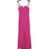Overal dlouhý elegantní na ramínka dámský (S/M ONE SIZE) ITALSKÁ MÓDA IMWKK23919/DUR (Velikost S/M/L, Barva Černá)