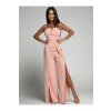 Overal dlouhý elegantní na ramínka dámský (S/M ONE SIZE) ITALSKÁ MÓDA IMWKK23919/DUR (Velikost S/M/L, Barva Černá)