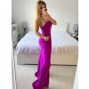 Overal dlouhý elegantní na ramínka dámský (S/M ONE SIZE) ITALSKÁ MÓDA IMWKK23919/DUR (Velikost S/M/L, Barva Černá)