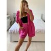 Souprava letní mušelín kraťasy a košile dlouhý rukáv dámské (S/M/L ONE SIZE) ITALSKÁ MÓDA IMWMY23232194/DUR