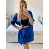 Souprava letní mušelín kraťasy a košile dlouhý rukáv dámské (S/M/L ONE SIZE) ITALSKÁ MÓDA IMWMY23232194/DUR