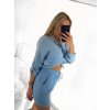 Souprava letní mušelín kraťasy a košile dlouhý rukáv dámské (S/M/L ONE SIZE) ITALSKÁ MÓDA IMWMY23232194/DUR