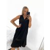 Šaty volnočasové bez rukávu dámské nadrozměr (XL/2XL ONE SIZE) ITALSKá MóDA IM423ERIKA/DU (Velikost XL/2XL, Barva bílá)