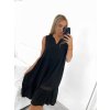 Šaty volnočasové bez rukávu dámské nadrozměr (XL/2XL ONE SIZE) ITALSKá MóDA IM423ERIKA/DU (Velikost XL/2XL, Barva bílá)