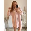 Košile oversize prodloužená dlouhý rukáv dámská (2XL/3XL/4XL ONE SIZE) ITALSKÁ MODA IMD23488/DU