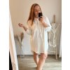 Košile oversize prodloužená dlouhý rukáv dámská (2XL/3XL/4XL ONE SIZE) ITALSKÁ MODA IMD23488/DU