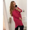 Košile oversize prodloužená dlouhý rukáv dámská (2XL/3XL/4XL ONE SIZE) ITALSKÁ MODA IMD23488/DU