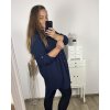Košile oversize prodloužená dlouhý rukáv dámská (2XL/3XL/4XL ONE SIZE) ITALSKÁ MODA IMD23488/DU