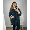 Košile oversize prodloužená dlouhý rukáv dámská (2XL/3XL/4XL ONE SIZE) ITALSKÁ MODA IMD23488/DU