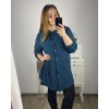 Košile oversize prodloužená dlouhý rukáv dámská (2XL/3XL/4XL ONE SIZE) ITALSKÁ MODA IMD23488/DU
