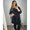 Košile oversize prodloužená dlouhý rukáv dámská (2XL/3XL/4XL ONE SIZE) ITALSKÁ MODA IMD23488/DU