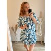 Šaty letní carmen krátký rukáv dámské (XL/2XL/3XLONE SIZE) ITALSKÁ MÓDA IM723MOTIV/DUR