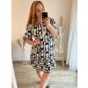 Šaty letní carmen krátký rukáv dámské (XL/2XL/3XLONE SIZE) ITALSKÁ MÓDA IM723MOTIV/DUR