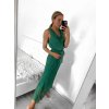 Šaty dlouhé letní bez rukávu dámské (S/M/L ONE SIZE) ITALSKÁ MÓDA IMFF23003/DU