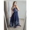 Šaty dlouhé elegantní bez rukávu dámské (S/M ONE SIZE) ITALSKá MODA IM323050/DU (Velikost S/M/L, Barva bílá)