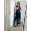 Šaty dlouhé elegantní bez rukávu dámské (S/M ONE SIZE) ITALSKá MODA IM323050/DU (Velikost S/M/L, Barva bílá)