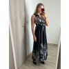 Šaty dlouhé elegantní bez rukávu dámské (S/M ONE SIZE) ITALSKá MODA IM323050/DU (Velikost S/M/L, Barva bílá)
