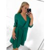Šaty mušelínové letní  dlouhý rukáv dámské (S/M ONE SIZE) ITALSKÁ MÓDA IMWGG232616/DU (Velikost S/M/L, Barva bílá)