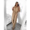 Souprava kalhoty dlouhé a košile dlouhý rukáv dámská nadrozměr (L/XL/2XL ONE SIZE) POLSKÁ MÓDA IMWT23BELLA/DU