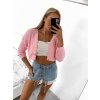 Svetr dlouhý rukáv dámský (S/M ONE SIZE) ITALSKÁ MÓDA IMPBB23Y22066/DR (Velikost S/M/L, Barva růžová světlá)