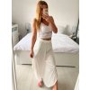 Kalhoty saténové harémky letní dlouhé dámské (S/M ONE SIZE) ITALSKÁ MÓDA IMM239535UN/DU (Velikost S/M/L, Barva béžová)